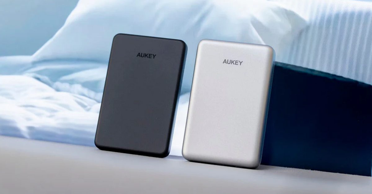 Qi2 磁吸快充,輕巧與長續航兩款任你選!AUKEY MagFusion M 系列
