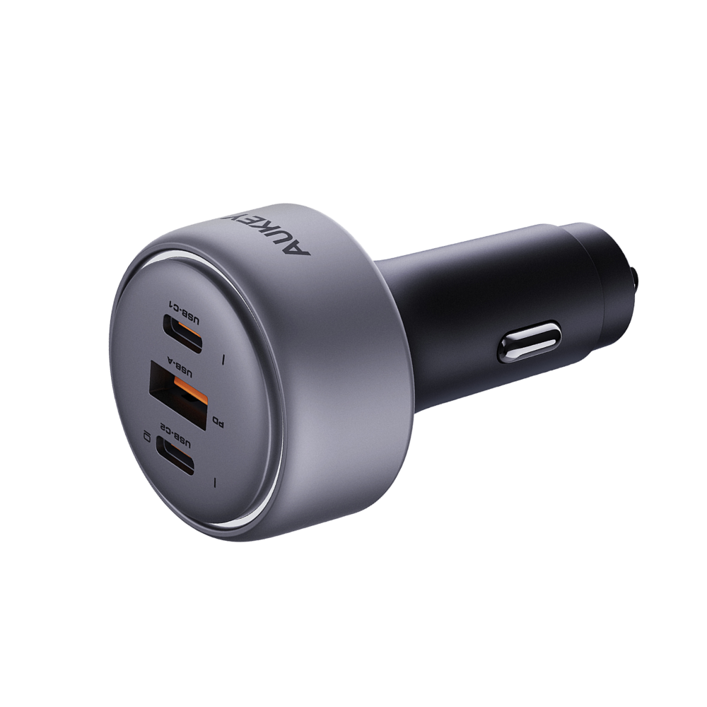 三孔 165W PD快充車用充電器 / 點菸器 (CC-P4)