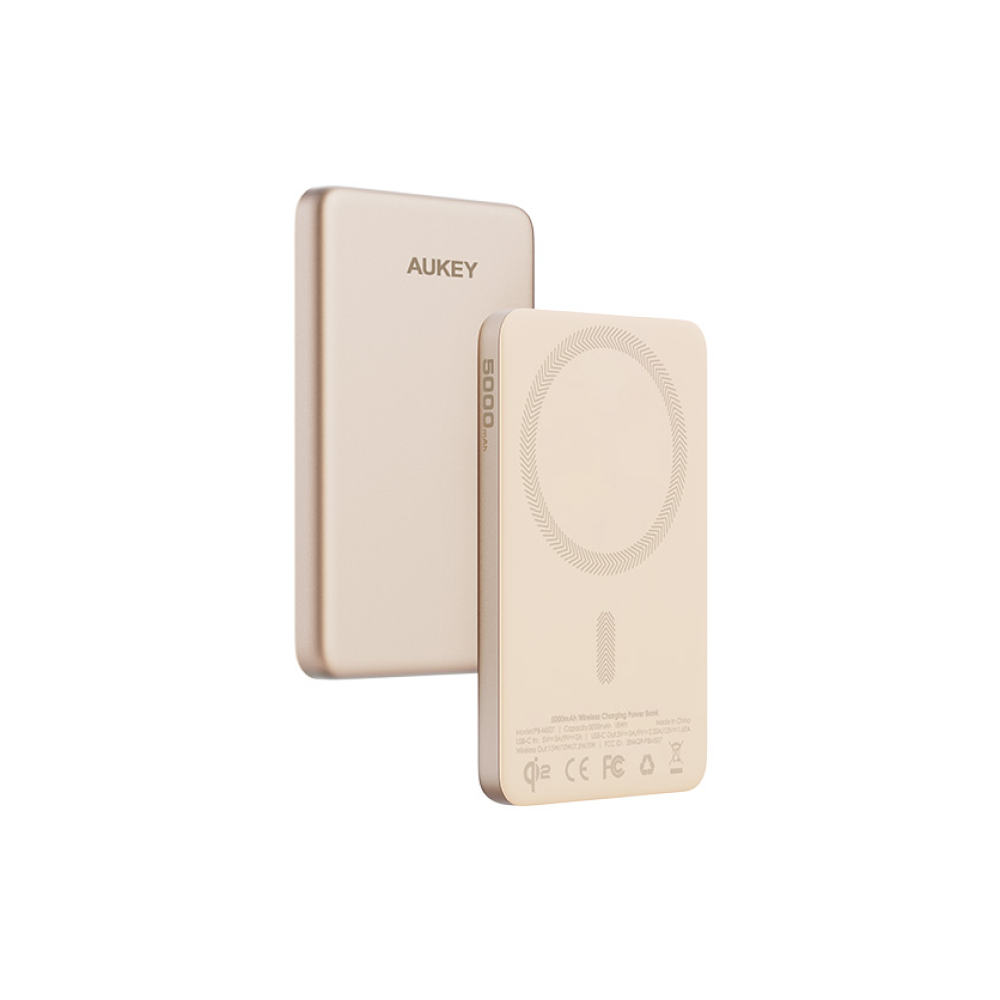 Magfusion M5000  5000mAh Qi2磁吸超薄行動電源 (MS07)