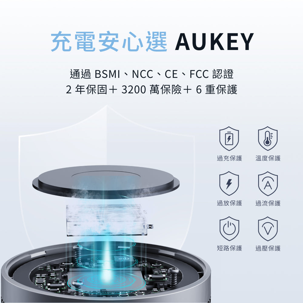 小冰充 磁吸快充手機散熱器｜Qi2認證、手遊降溫神器（LC-G10A）
