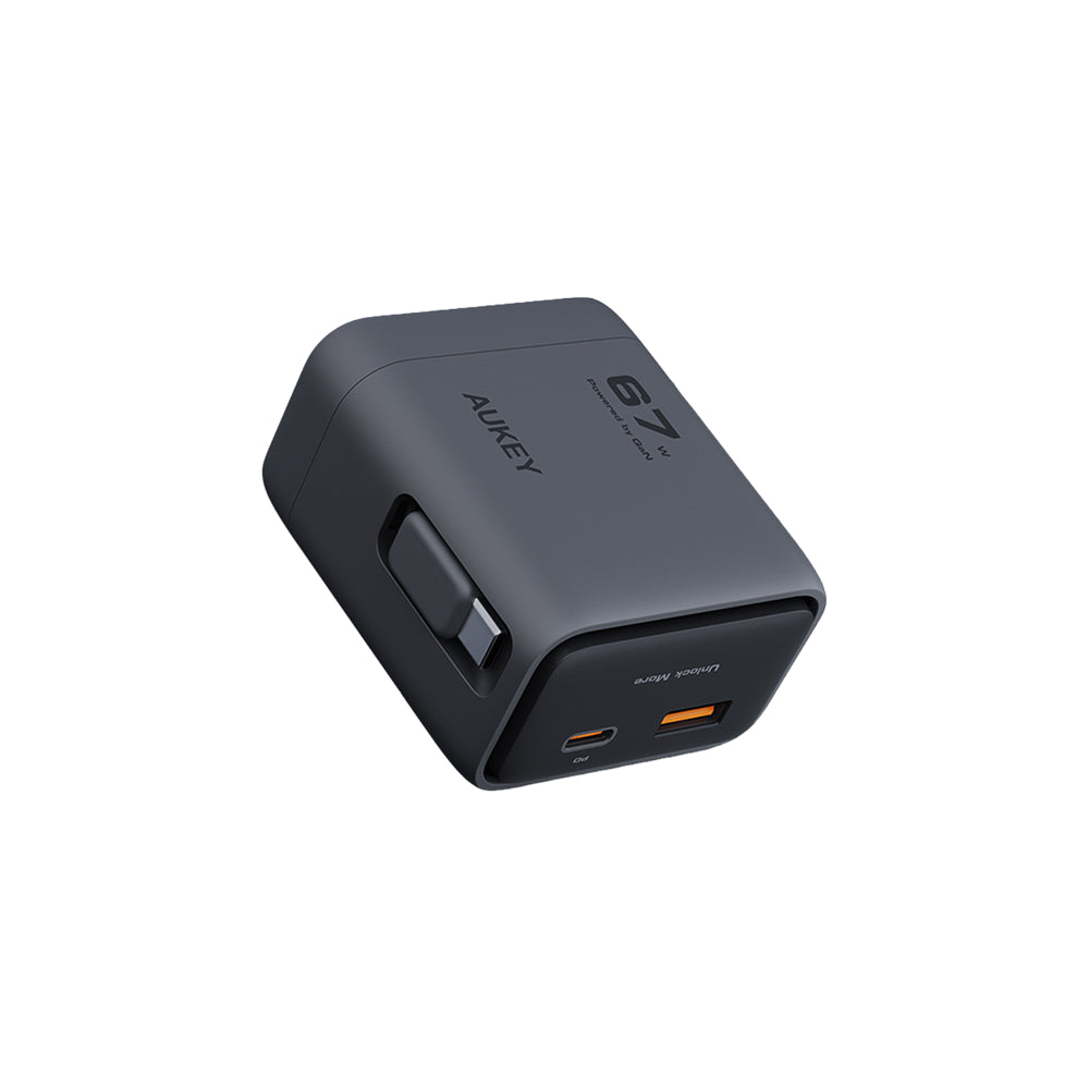C12 氮化鎵自帶線充電器 67W  (PA-C12)